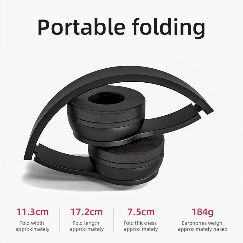 Беспроводные наушники P47 Bluetooth 5.0, складные, HIFI стерео с басами, для музыки, игр, детские, для смартфона