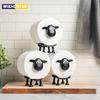 Cute Animal Shaped Toilet Paper Holder, Funny Toilet Paper Holder Standing Bathroom Paper Towel Holder for Bathroom Decoration