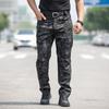 Мужские уличные брюки-карго из мягкой оболочки с множеством карманов