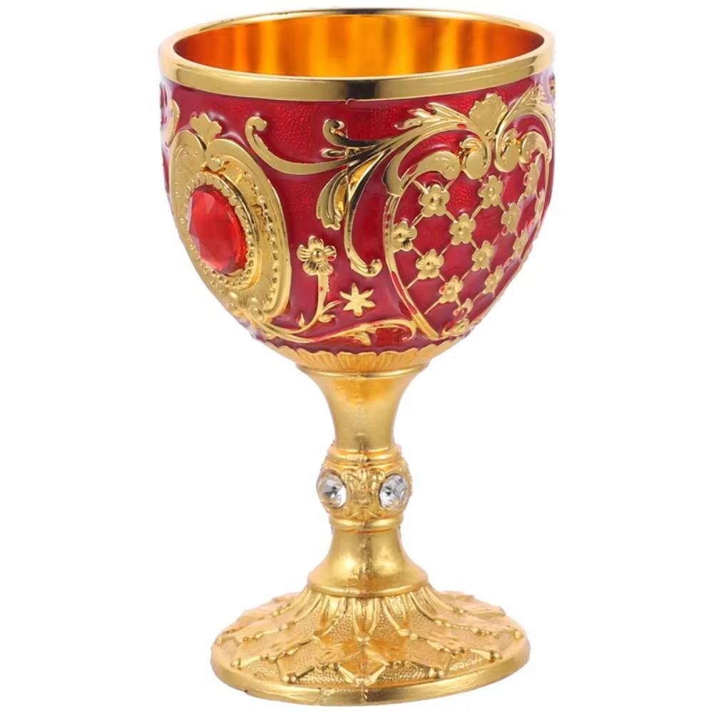-encrusted Vintage Metal Wine Cup European Style Chalice Decorative Wine Glasses  Communion