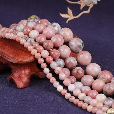 Круглые свободные бусины из натурального камня зимняя яшма 4/6/8/10/12 мм для изготовления ювелирных изделий