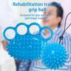 Hand Grip Ball Ergonomic Soft Comfortable Good Resilience Vacuum Design Hand Strengthener 3D Floating Point Massage Exercise Muscle Gripper