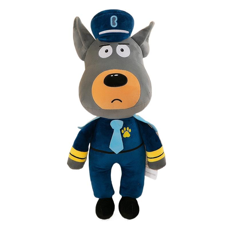 Шериф Лабрадор Собака Плюшевая Игрушка Кукла Аниме Сержант Охраны Лабрадор Волк Собака Плюшевые Мягкие Игрушки Подарки на День Рождения Рождество