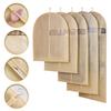 Garment Bag Dustproof Clothing Cover with Transparent Window Zipper Closure Closet Organizer Coat