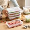 Контейнер для хранения в холодильнике, ланч-бокс, криспер для продуктов, герметичный контейнер для пищевых продуктов, замороженное мясо, 2/4/6 отделений, контейнер для хранения в холодильнике