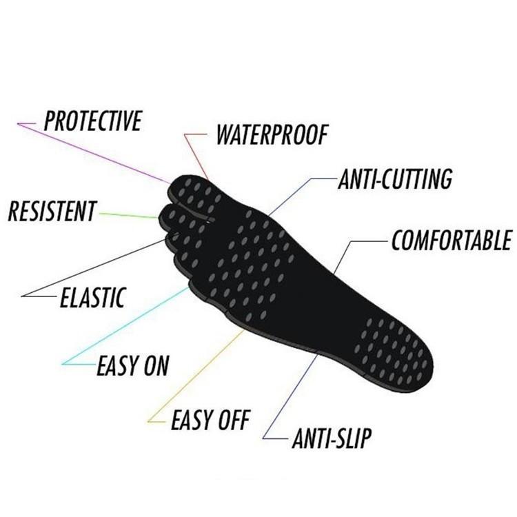 Premium Quality Foot Stickers Shoes With Waterproof Adhesive For Hypoallergenic Comfort