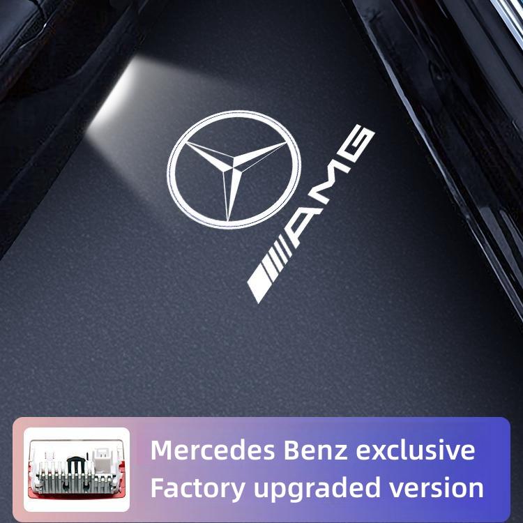 Подсветка дверных габаритных огней, подсветка днища автомобиля, подходит для Mercedes Benz C-класса W204 C200 C230 C280 C260 C300 2008-2014 годов выпуска.