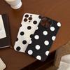 Small Niche Minimalist Polka Dot for IPhone 16 Case for Apple 17 Promax Film Soft 13 All Inclusive 14