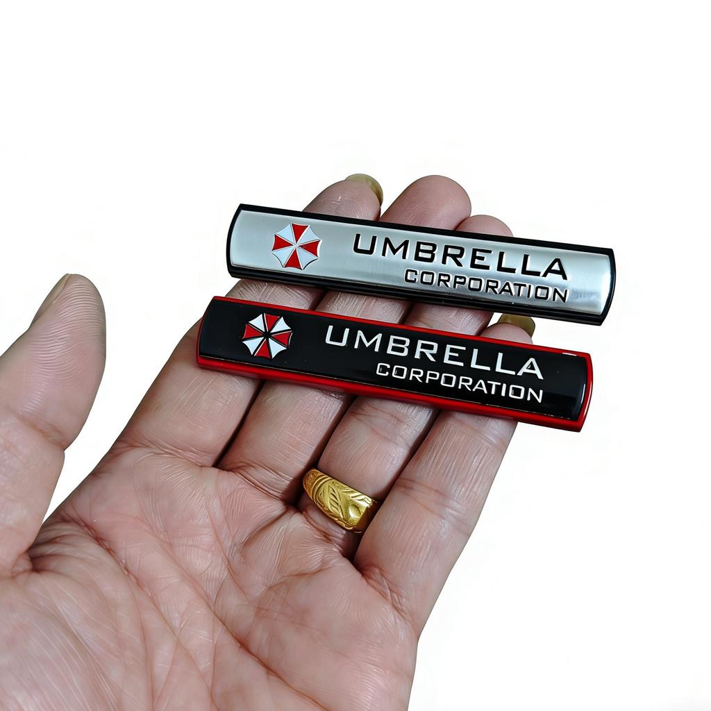 3D Металлические Наклейки на Автомобиль Umbrella Corporation Наклейки Эмблема Значок Автоаксессуары Стайлинг Декорации