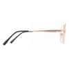 Full Rim Geometric Rose Gold Black Smartbuy Collection Addisone 911b Fashion Men Eyeglasses