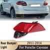 Для Porsche Cayenne 2011-2014 задний бампер, крышка, задний противотуманный фонарь, отражатель 95863110500 95863110600, задний сигнальный фонарь