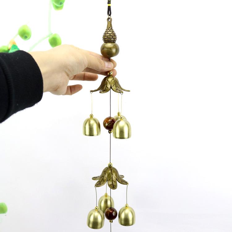 Старинные китайские литые ветряные колокольчики: Подвеска-колокольчик из меди для домашнего декора и подарков