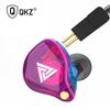 QKZ VK4 3.5MM Headset DD In Ear Earphone Headset HIFI Bass Noise Cancelling Earbuds With Microphone Replaced Cable Headphones
