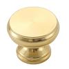 Round Gold Knobs Single Hole Cabinet Drawer Pulls Aluminum Furniture Hardware Handle for Cupboard Wardrobe Vanity Closet Door