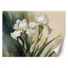 Wallpaper White Watercolour Flowers
