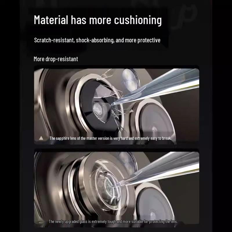 Защитная пленка для объектива Apple 17: Защита камеры 16 Pro Max с позиционированием iPhone 17 PM и закаленным 16 PM чехлом