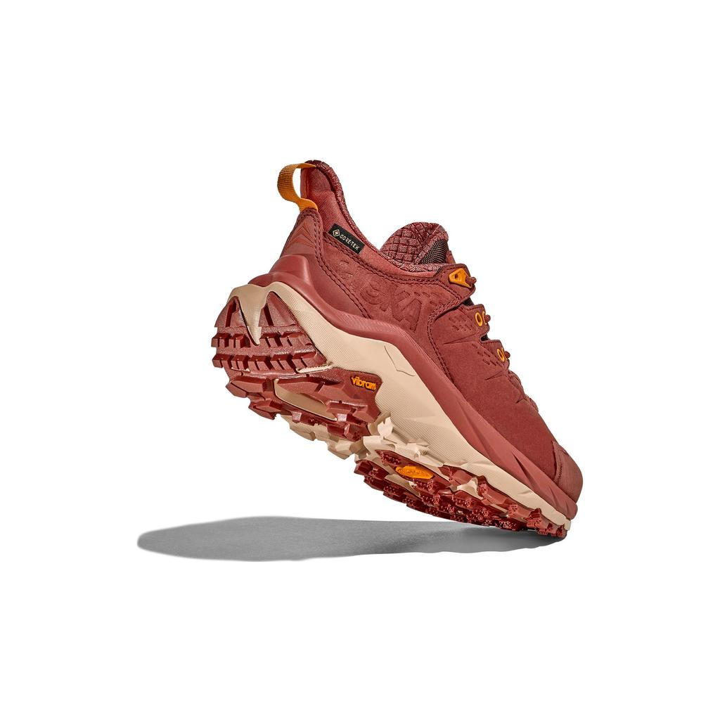 HOKA Kaha 2 Low GORE-TEX Hot Sauce Женские кроссовки Красный Переливающийся песок 1123191-HSSS