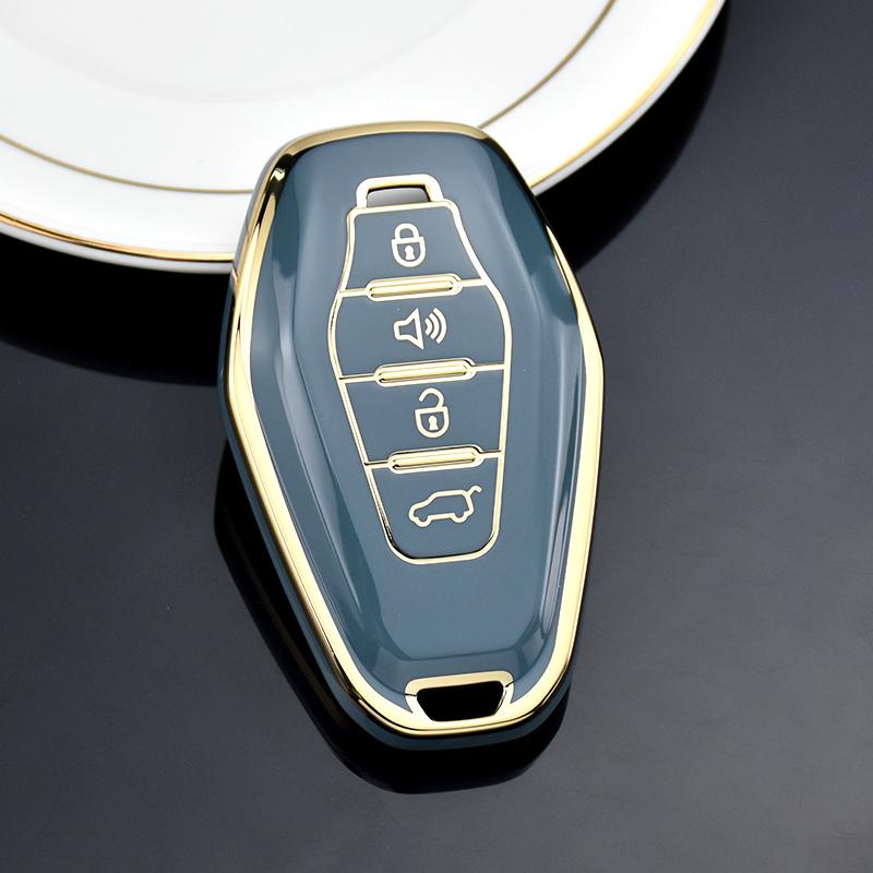 Мягкий чехол для дистанционного ключа из ТПУ, чехол-держатель для Chery Jetour X70 X90 X95 Plus, защитные аксессуары
