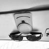 Samcos Car Storage Sunglasses Car Glasses Protects Card Storage Easy To Install Clip, Clip, Glasses, Clip, Leather-like, (Gray)