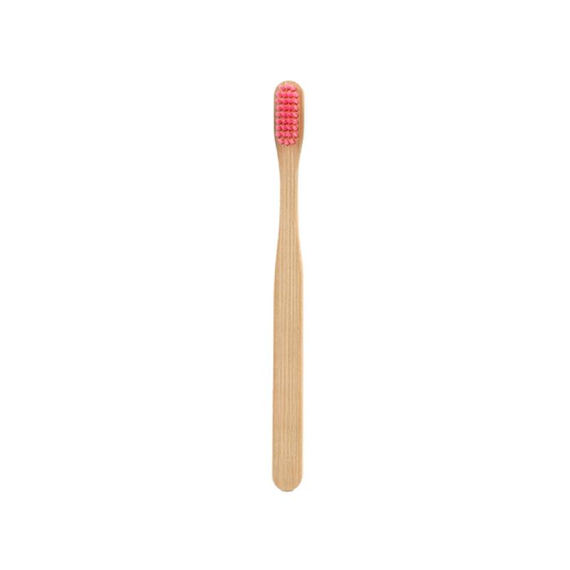 Custom Logo and Packaging Kids Square Handle Soft Eco Natural Biodegradable Bamboo Toothbrush