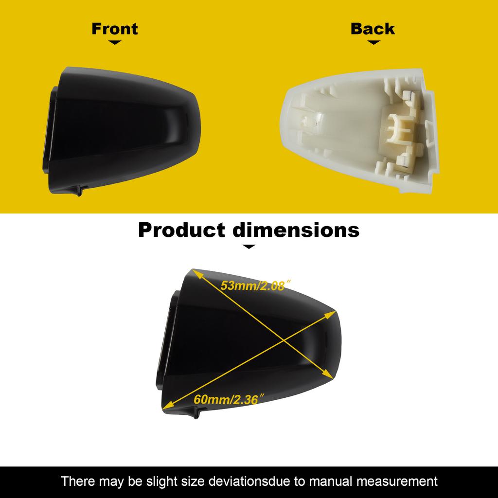 Door Handle Cover Cap Compatible With BMW X1 F48 X2 F39 X5 F15 X6 F16 2014-2019 51217396541 51217396544 Door Handle Key Cover