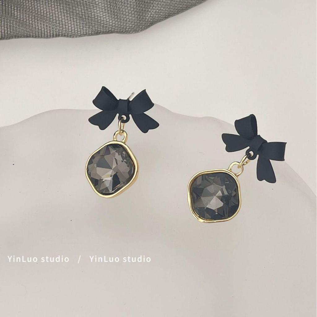 «Серьги-иглы Майяра 925»: "Янтарный жемчуг в стиле ретро для осени/зимы"