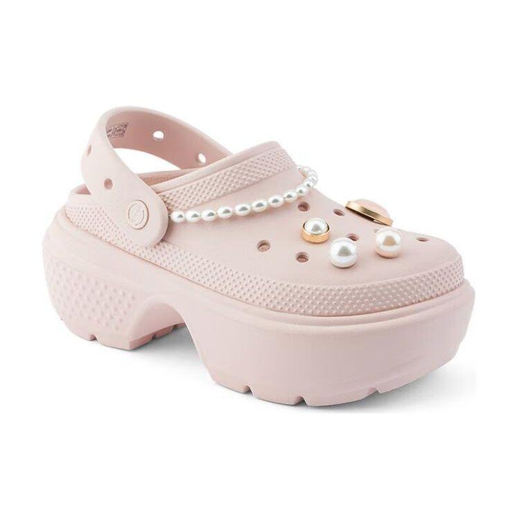 Crocs Eva Модные Трендовые Универсальные Клоги Женская Обувь Розовый 210271-0WW