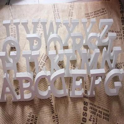 Новый 1 шт. DIY отдельно стоящие деревянные буквы белого алфавита для свадьбы, дня рождения, вечеринки, украшения для дома, индивидуальный дизайн имени QQL