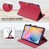 Чехол для планшета Coque Pour Samsung Dock Lite Cute Kawaii Cat Красноокрашенный чехол для планшета Pour Samsung Galaxy Tab Dock Lite Sm-p610 P615 Магнитный чехол
