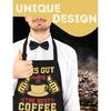 InnoBeta Coffee Gifts for Men/Women, Barista Apron with Pockets and Adjustable Neck Strap, Barista Gifts