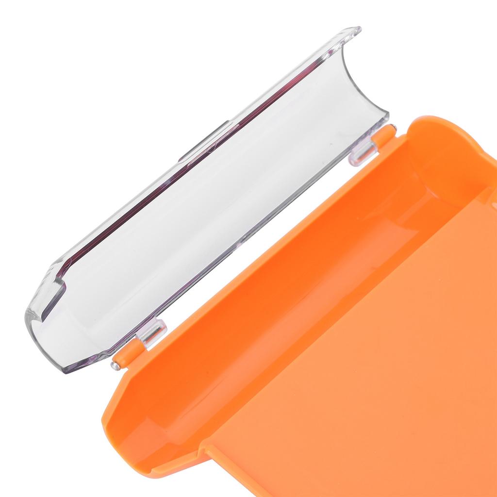 Лоток для подсчета таблеток Оранжевый Бесконтактный Чистый Дозатор таблеток Лоток со шпателем Прозрачная крышка