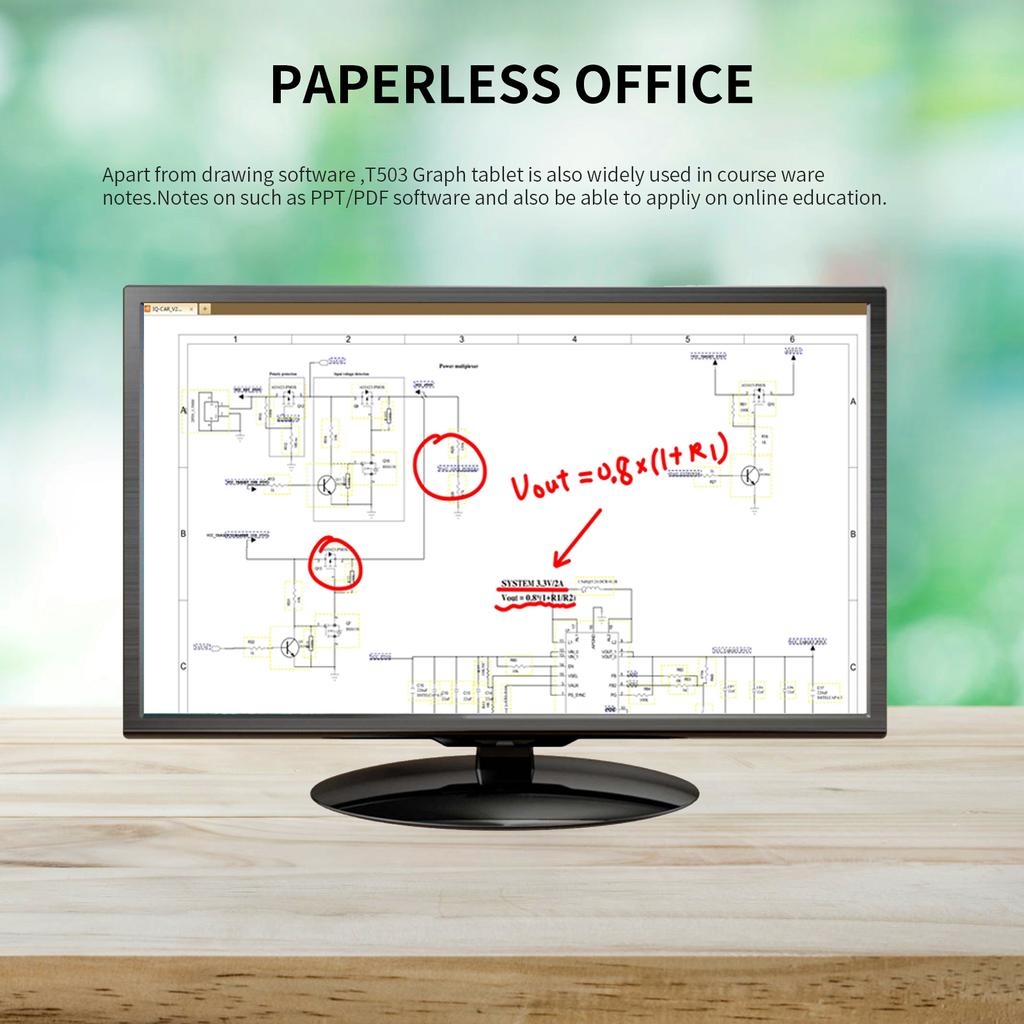 10moons T503 Digital Art Graphics Drawing Tablet 6 X3.9 Inches Ultralight Art Creation Sketch with