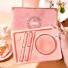 Красота макияжа из трех предметов с изменяющейся температурой, красная воздушная подушка BB, набор для макияжа, подарочная коробка для девочек и влюбленных, подарок на день рождения