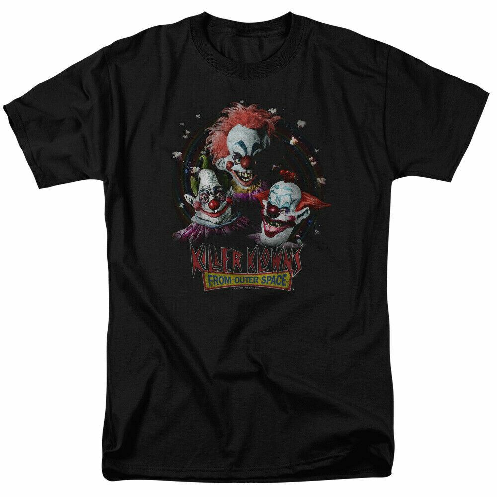 Killer Klowns From Outer Space Killer Klowns T Shirt Licensed Alien Movie Black