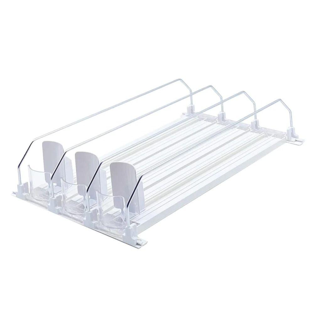 Spring Push Can Organizer Self-Pushing Beverage Pusher Shelf Storage Shelf Can Shelf Pusher Water