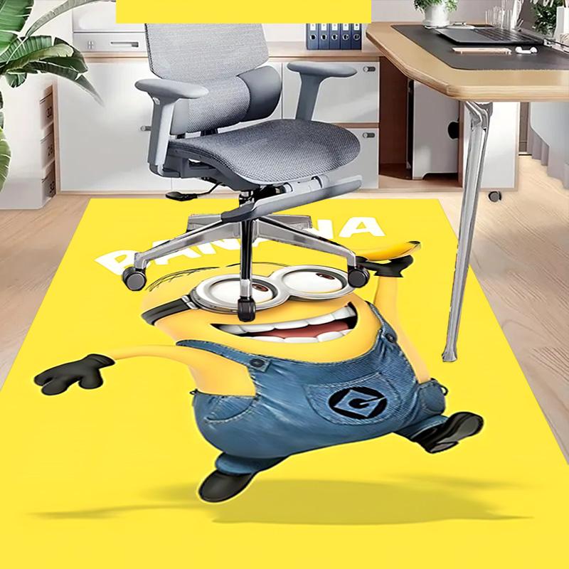 1pc Minion Banana Fun Carpet for Playroom Bedroom Living Room Sofa Home Decor,kids Game Area Rug Non-slip Floor Mat Y72824