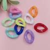 50Pcs 17*24mm Jewelry Making Loose Beads DIY Findings Twist Chain Wholesale Necklace Bracelet Pendant Keychain