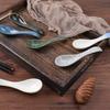 Baby Kids Japanese Style Ceramic Eating Mixing Kitchen Utensil Soup Spoons Tableware Cutlery