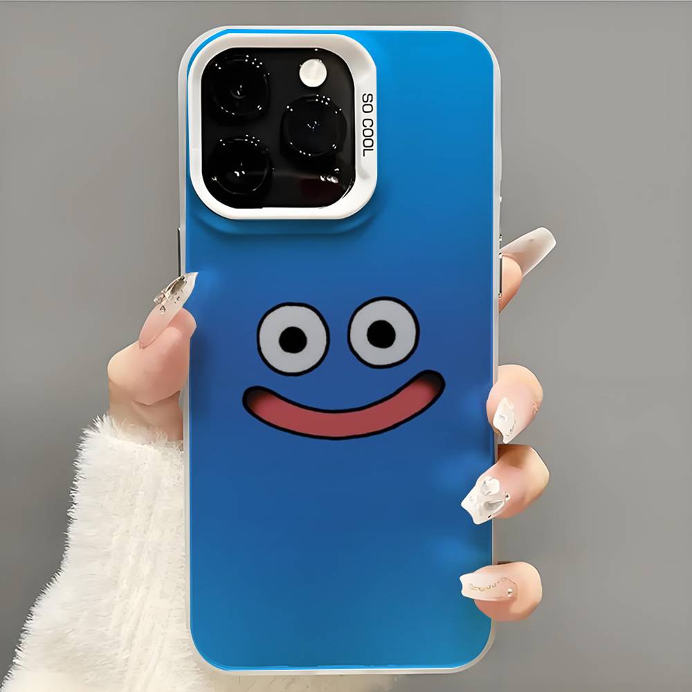 Чехол для телефона D-Dragon Quest Slime Чехол для телефона для iPhone 14 16 15 11 12 13 Pro Max Mini Plus Ударопрочный чехол