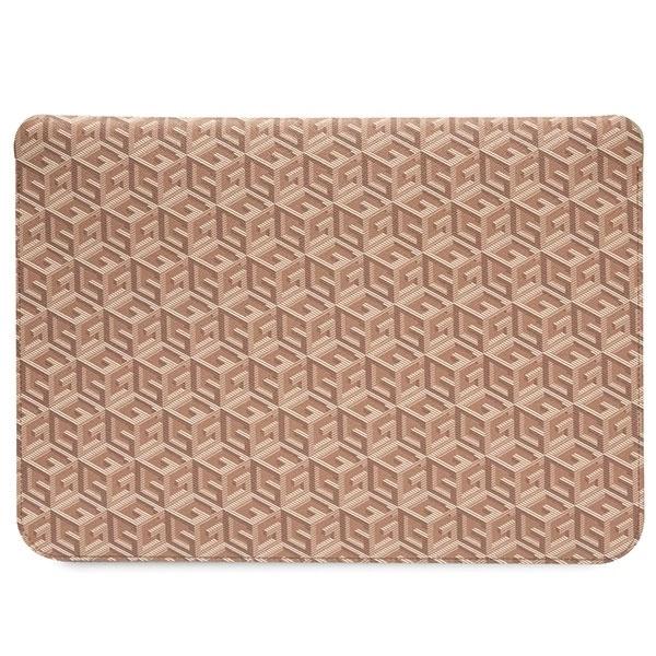 Guess Gucs14Hgcfsew 14 Case - Brown Gcube Stripes