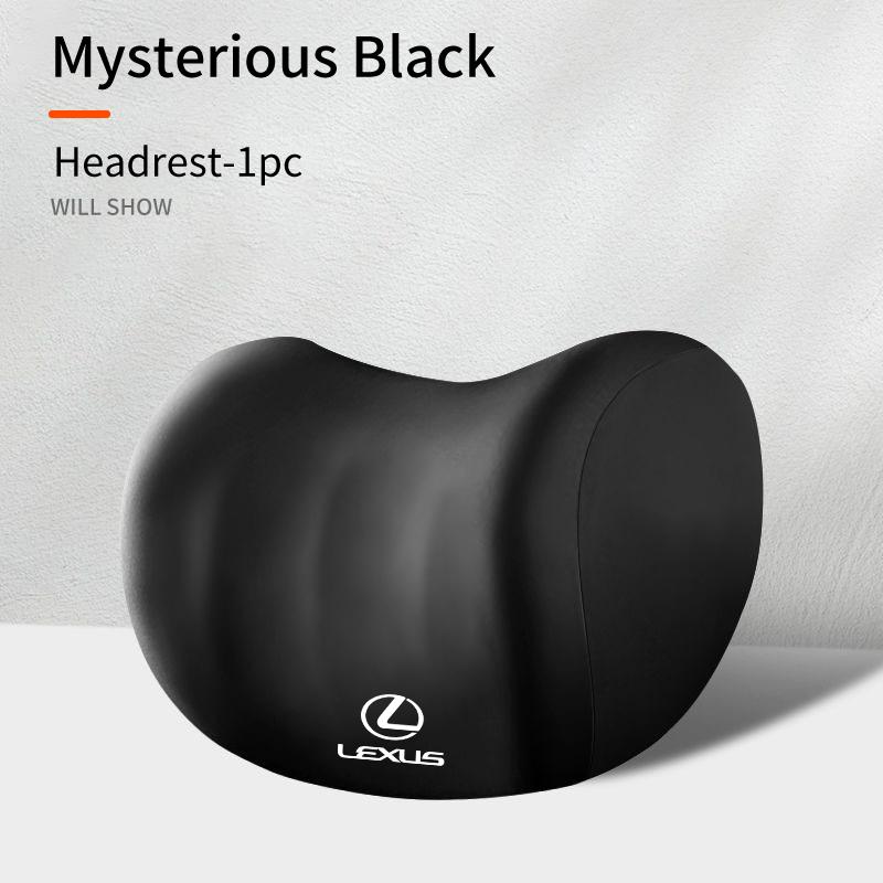 Car Seat Headrest Memory Foam Neck Pillow Lumbar Backrest Accessories For Lexus IS250 IS200 CT200h GS300 LS430 RX450h LX570 IS30 ACL1