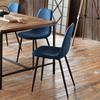 Lot de 2 chaises style scandinave Tyka Atmosphera - Bleu