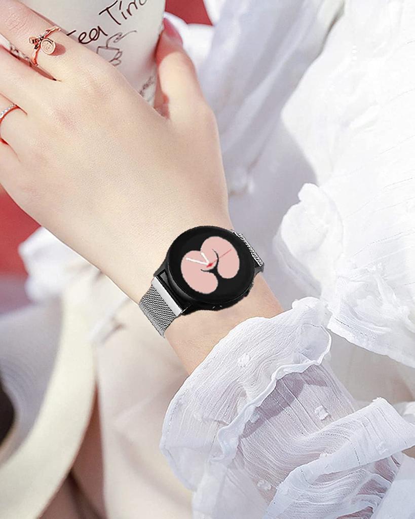 20 мм 22 мм Миланская петля Ремешок Для Samsung Watch 6/5/4/3/Amazfit GTS 4/GTR/Bip Браслет Huawei Watch 4/3/GT4-3-2 Pro Ремешок