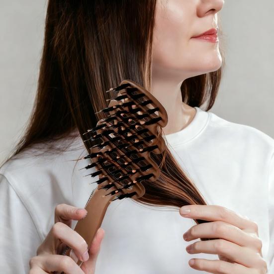 Yousheng 1/2 шт. Щетка для волос из щетины кабана, массаж кожи головы, уменьшает пушистость и статику, расческа для ухода, рост волос, естественный блеск, расческа для ухода за волосами