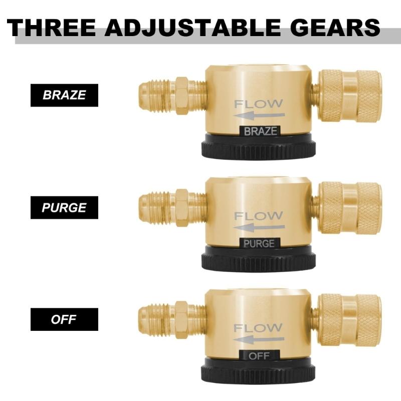 Copper Nitrogen Purge Regulator Suitable For Durability With Easy Installation And Leak Prevention For Lab Applications