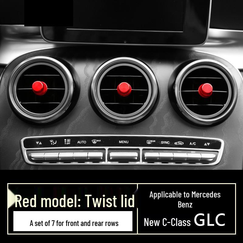 Mercedes-Benz C-Class/E-Class/GLC Air Vent Decorative Ring for Interior Modification