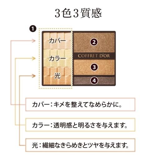 COFFRET D'OR Eye Shadow Nude Impression Eyes 01 Coral Brown