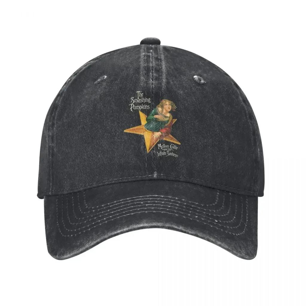 The Smashing Pumpkins Baseball Cap Mellon Collie and the Sadness Album FeUnisex Unisex Sun Visors Hats Casual Baseball Caps