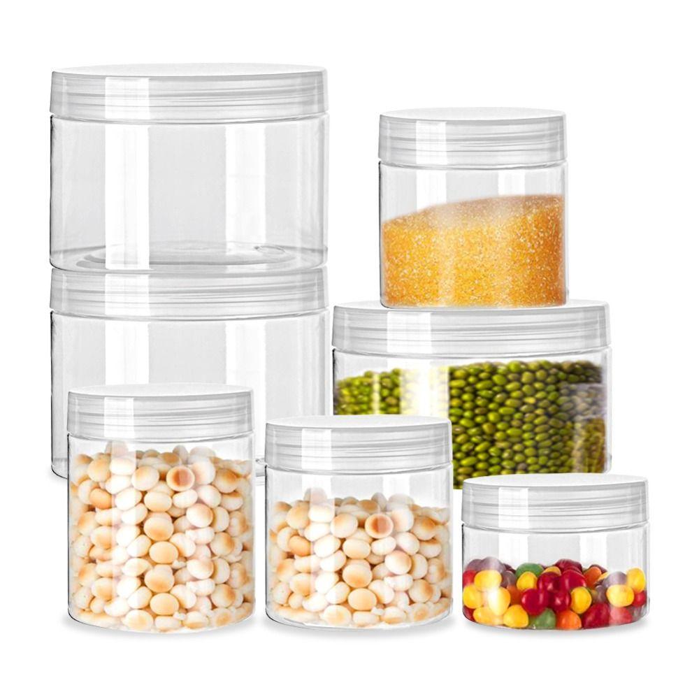 Cosmetic Tank With Cover Round Storage Box Sealed Cans Biscuit Tank Food Container Storage Tank