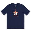 MLB Collaboration Houston Astros T-Shirt Logo Quick-Dry Crew Neck Short Sleeve Kids Tops Light-Blue 3Z3B7SAM4-HOU